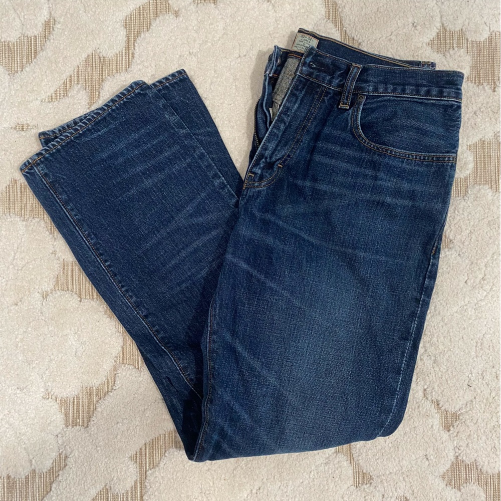 J. Crew Men's vintage slim dark blue Jeans 33x32